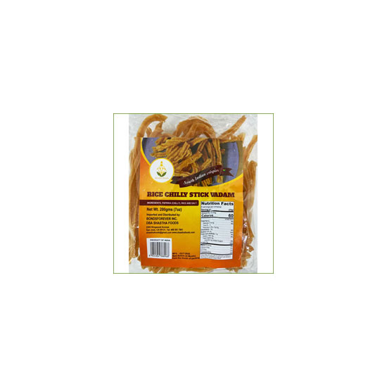 Picture of Shastha Rice Chilly Stick Vadam-7oz