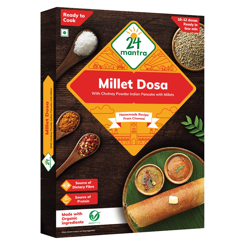 Picture of 24 Mantra Organic Millet Dosa Mix - 216g