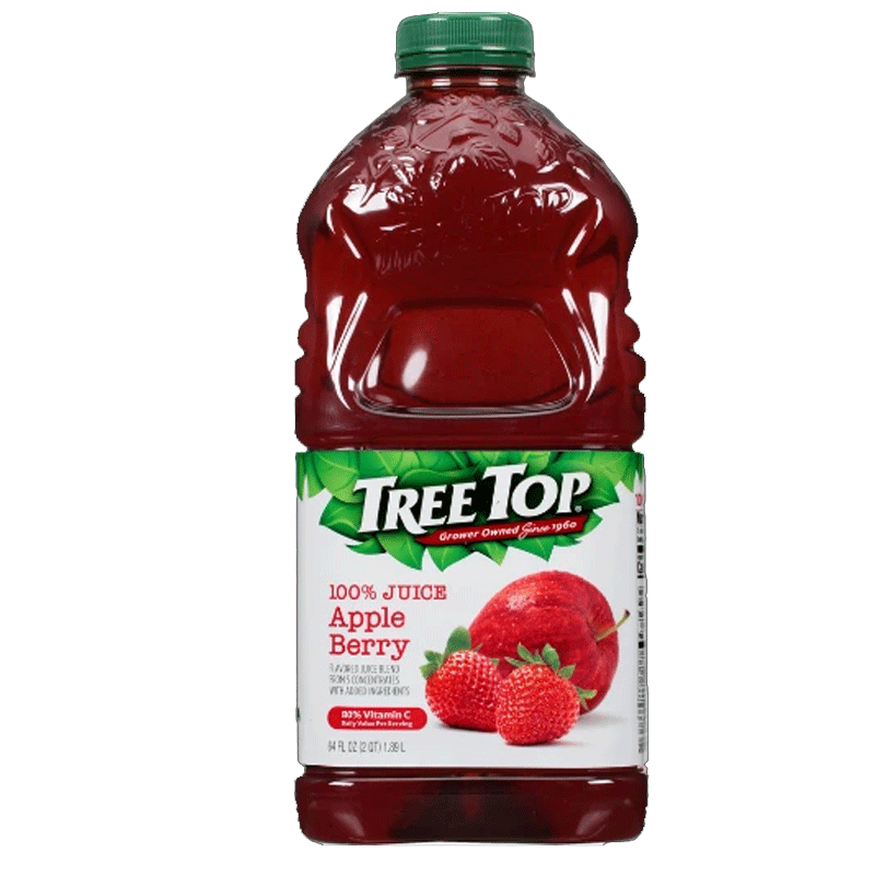 Picture of Treetop Apple Berry Juice Can - 340ml