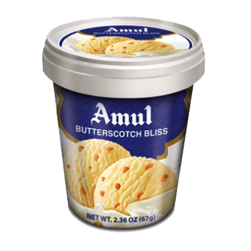 Picture of Amul Ice cream Butter Scotch - 67g