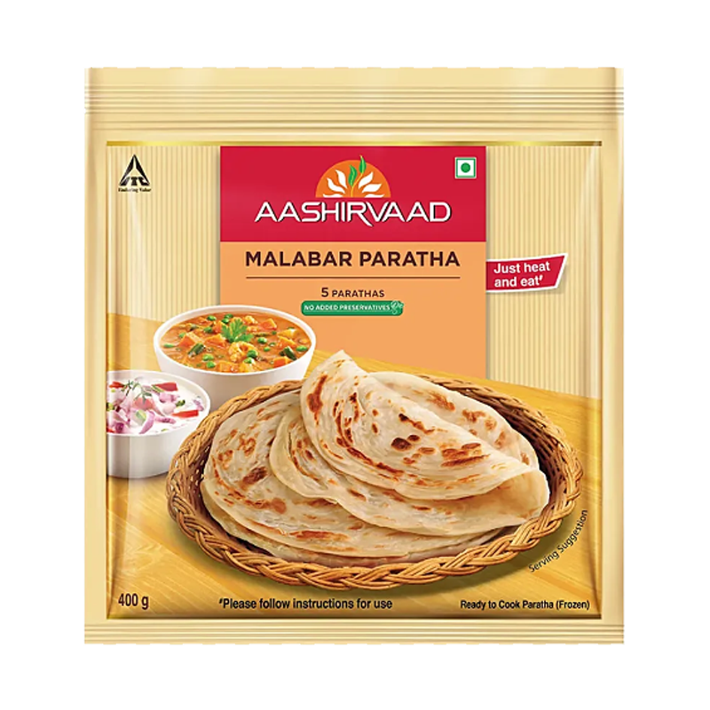 Picture of Aashirvaad Malabar Paratha FRZ - 400g