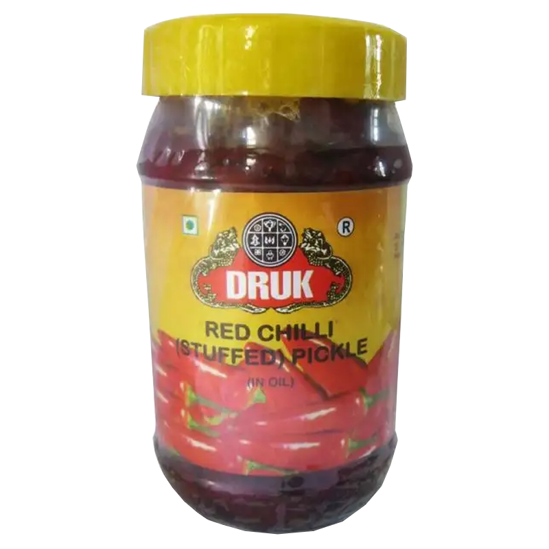 Picture of Druk Red Chilli Pickle - 380g