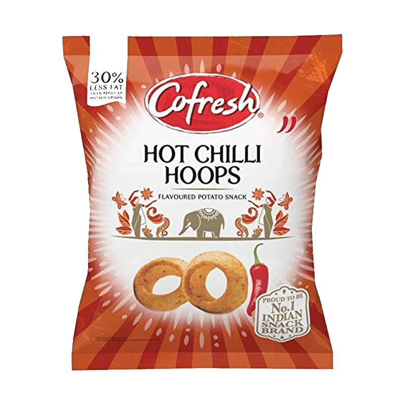 Picture of Cofresh Hot Chilli Hoops - 80g