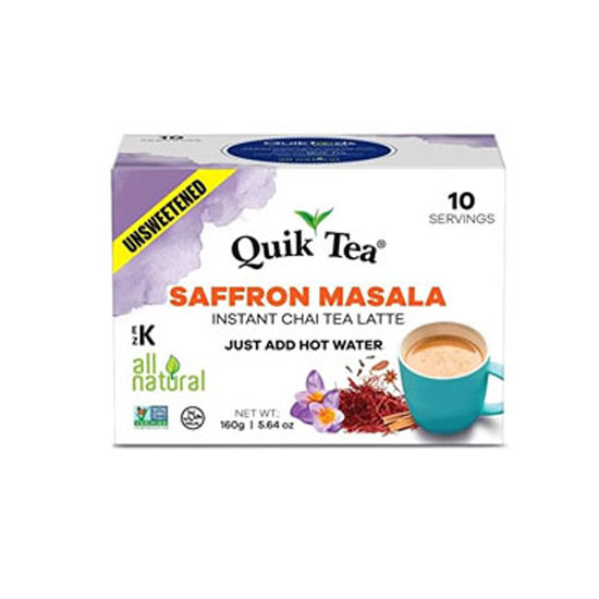 Picture of Quik Tea Unsweetened Saffron Masala Chai Tea Latte-160g*10