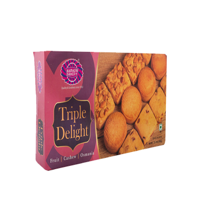 Picture of Karachi Triple Delight Fruit Cashew Osmania - 600g