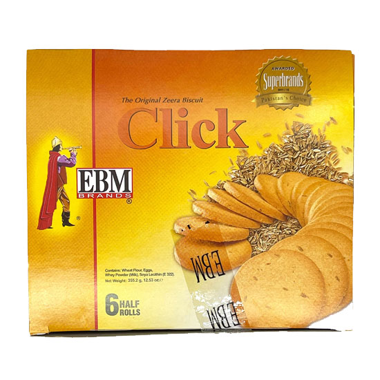 Picture of EBM Click Cumin Biscuits 6 Half rolls-355g