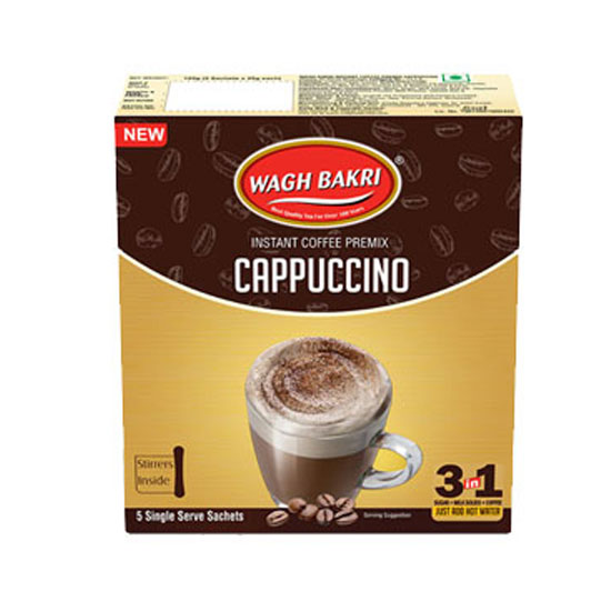 Picture of Wagh Bakri Instant Coffee Cappuccino - 125g*5