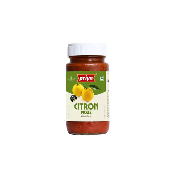 Picture of Priya Citron W/O Garlic Pickle - 300g