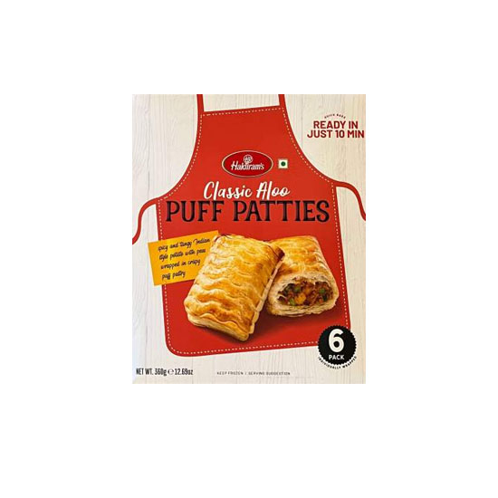 Picture of Haldirams Classic Aloo Puff Patties FRZ - 360g*6