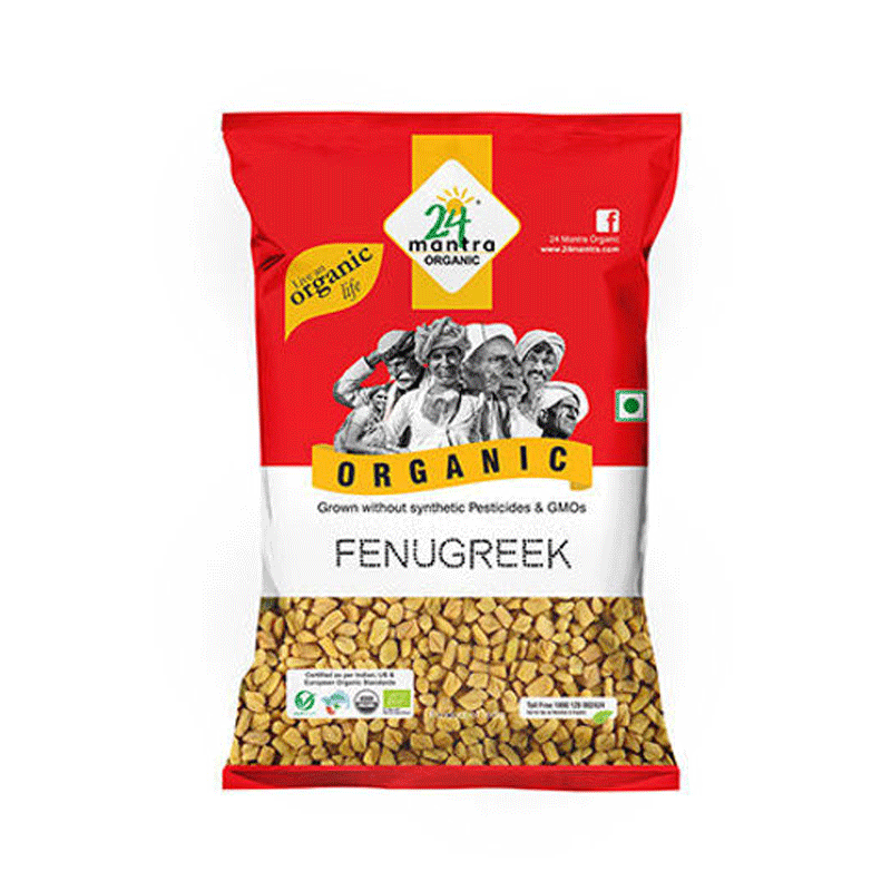 Picture of 24 Mantra Organic Fenugreek Seeds - 7oz