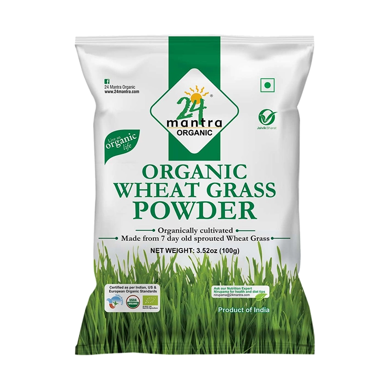 Picture of 24 Mantra Organic Wheat Grass - 90g