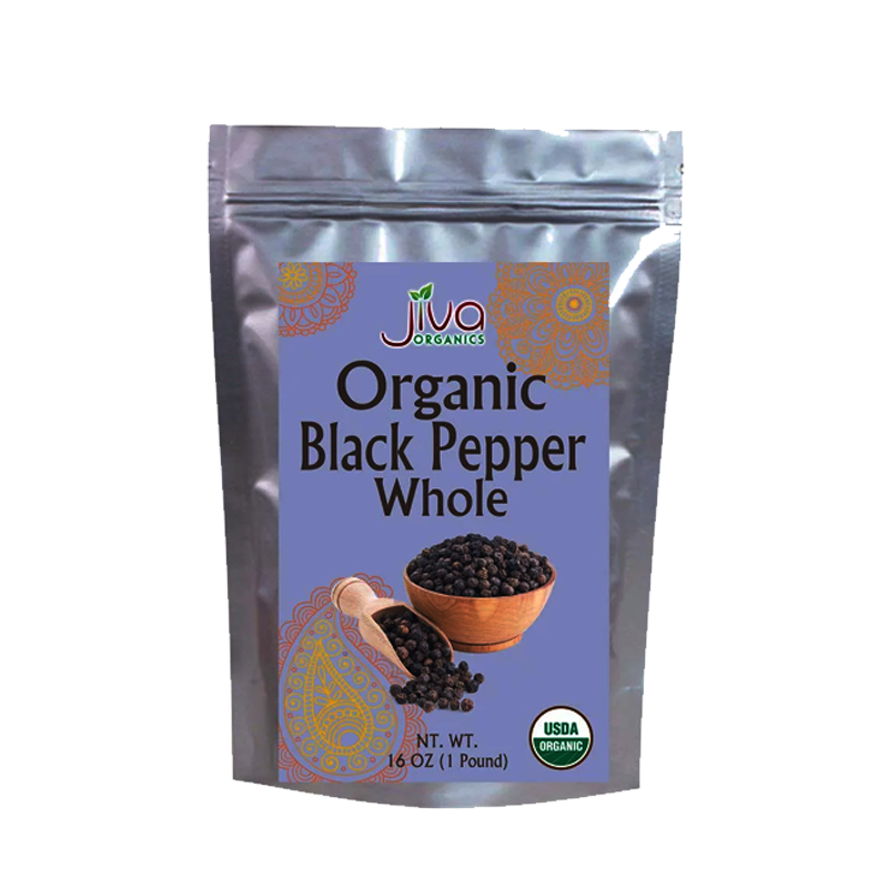 Picture of Jiva Organic Black Peper Whole -7oz