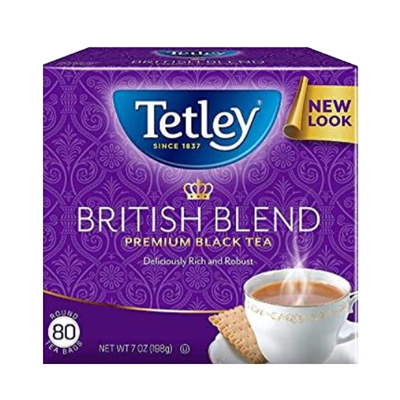 Picture of Tetley Premium British Blend Black Tea - 7oz*80