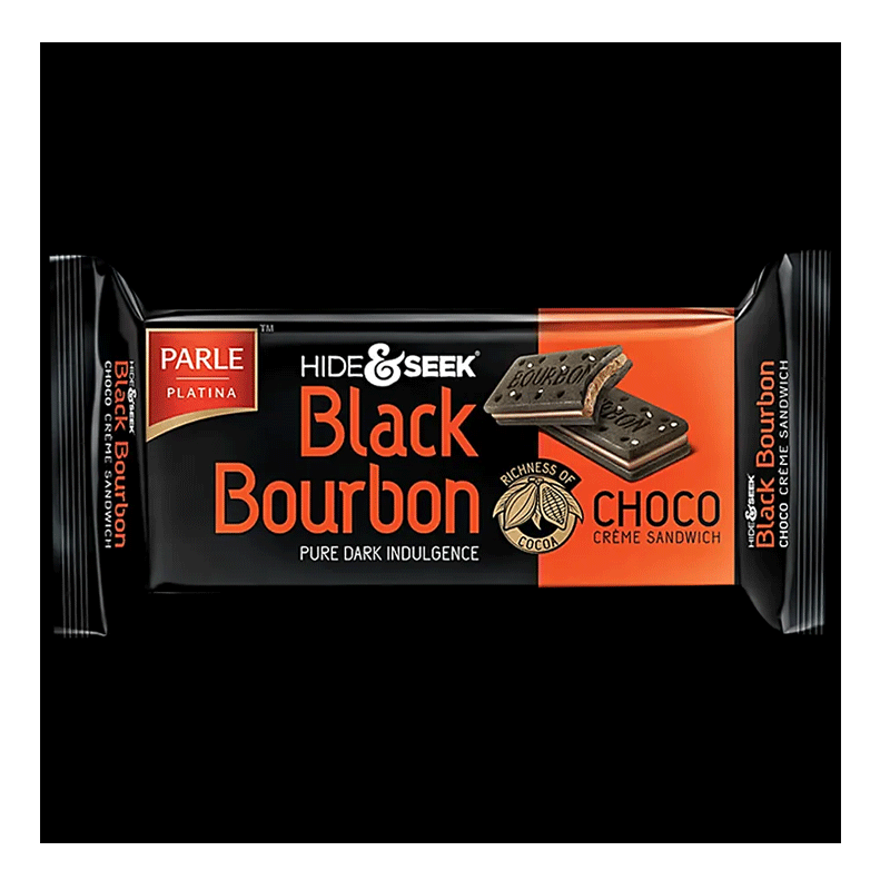 Picture of Parle E Black Bourbon Choco - 100g