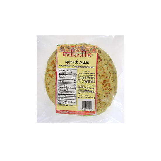 Picture of Indianlife Spinach Naan NON GMO-500g