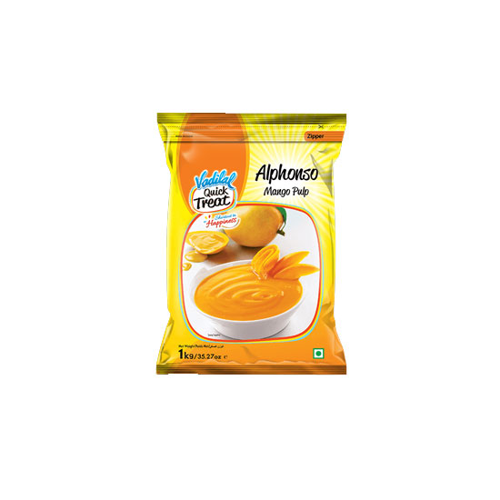 Picture of Vadilal Kesar Mango Pulp - 1kg