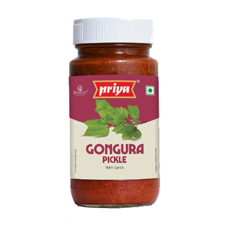 Picture of Priya Gongura W/O Garlic Pickle - 500g