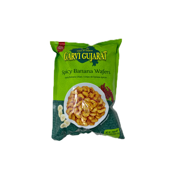 Picture of Garvi Gujrati Spicy Bana Chips Wafers-10oz