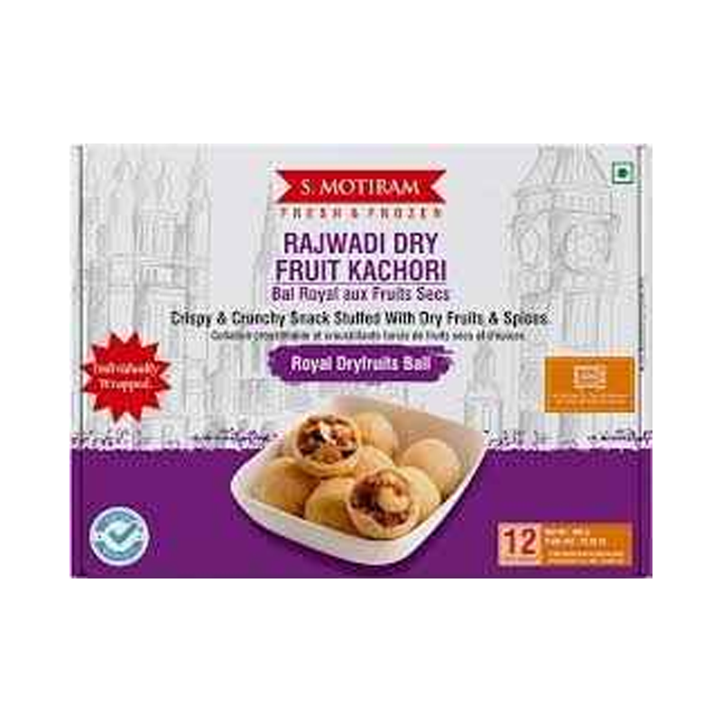 Picture of S.Motiram Rajwadi Dry Fruit Kachori - 300g