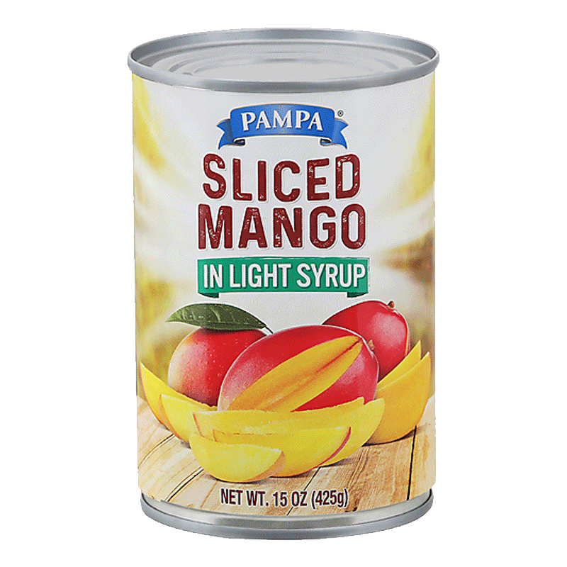 Picture of Pampa Tropical Mango Slices in Light Syrup - 15oz