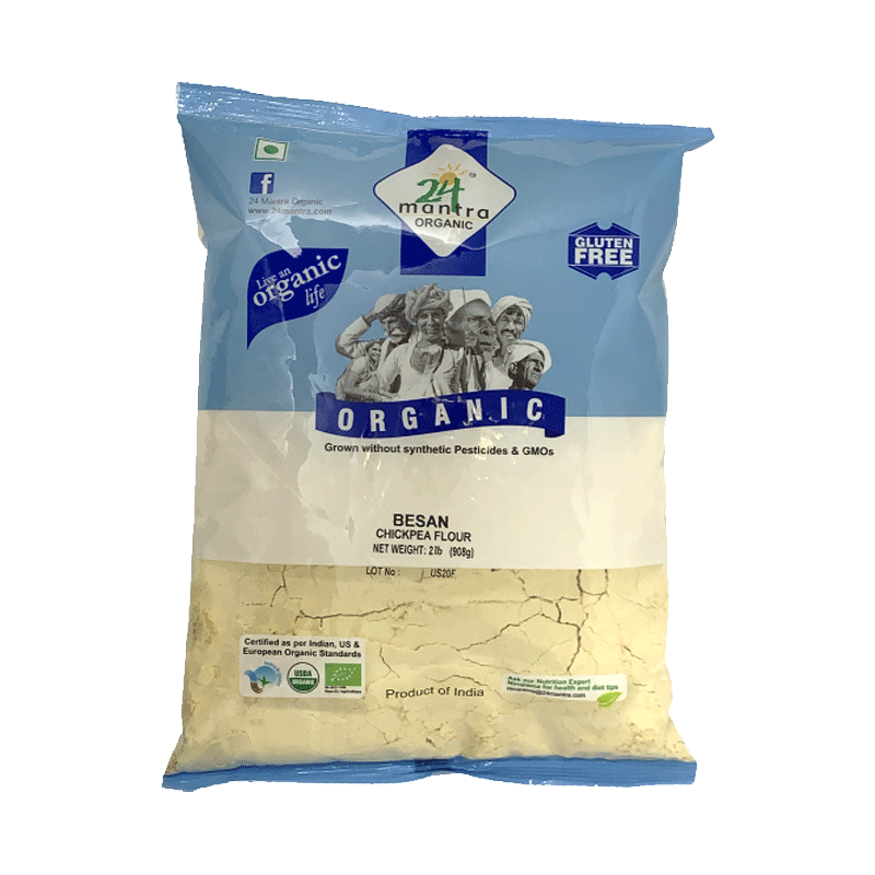 Picture of 24 Mantra Organic Besan Flour - 8lb