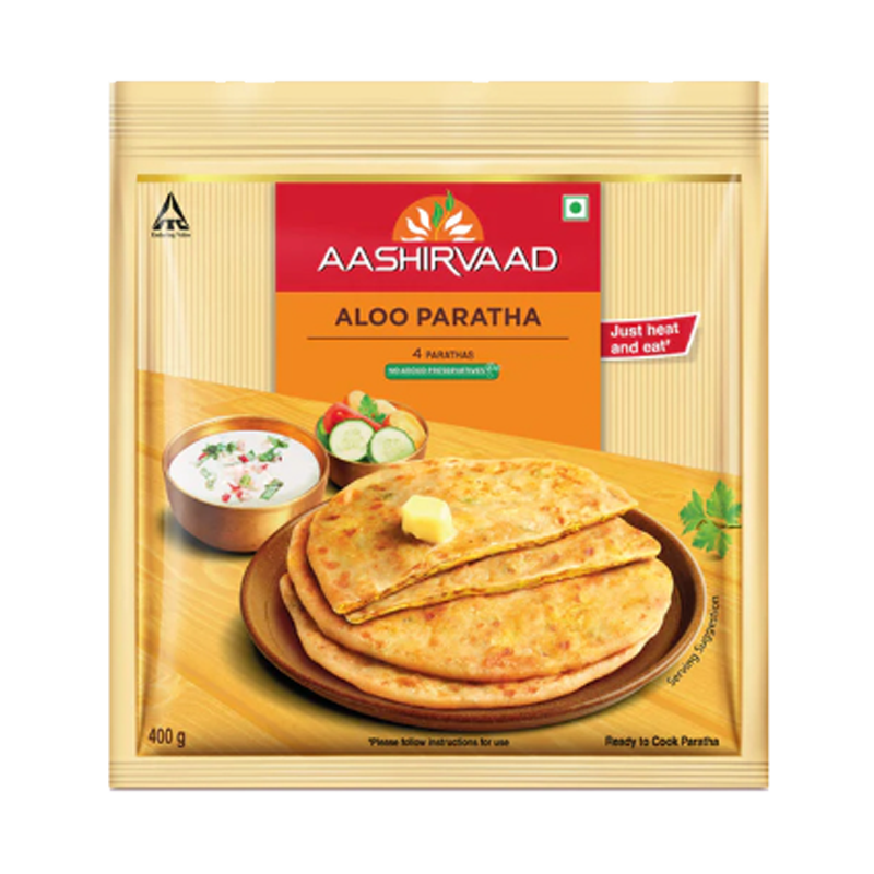 Picture of Aashirvaad Aloo Paratha FRZ - 400g