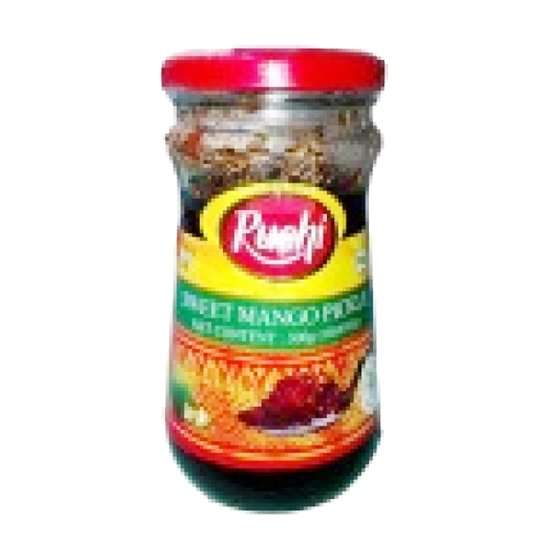 Picture of Ruchi Sweet Mango Pickle Without Garlic - 300g