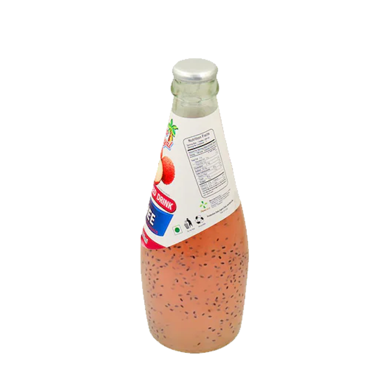 Picture of Hemani Basil Seed Drink With Lychee - 290ml