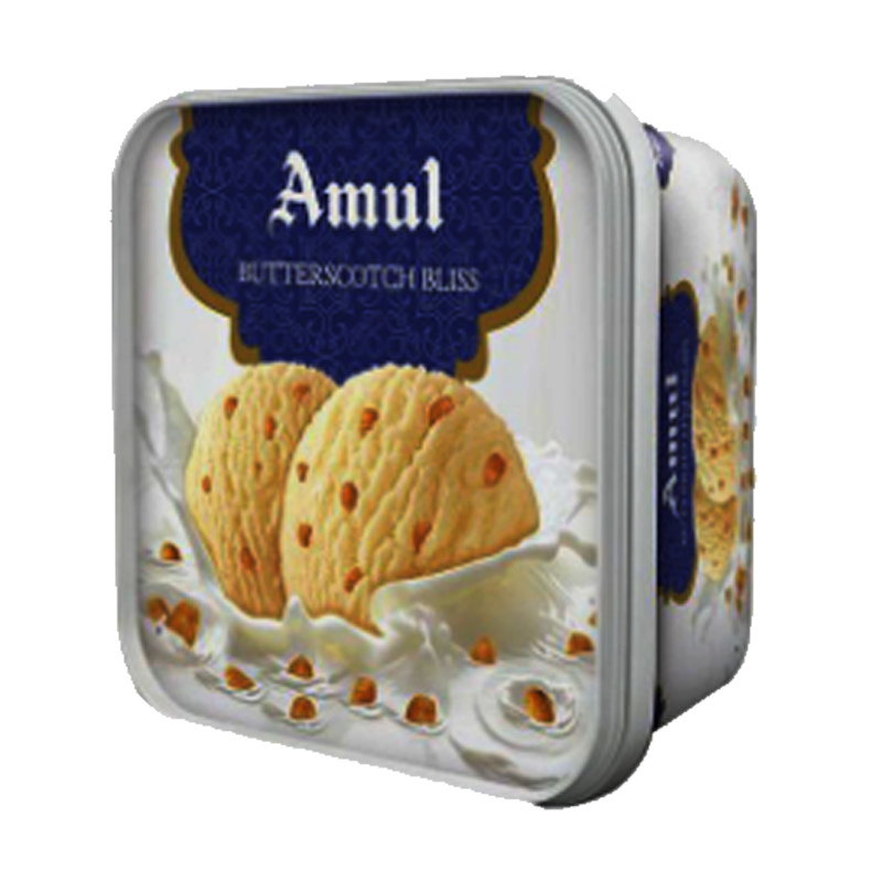 Picture of Amul Butterscotch Bliss Ice Cream FRZ - 1lt