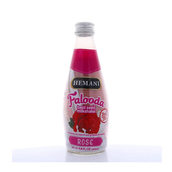 Picture of Hemani Falooda Basil seed Milkshake Rose-290ml