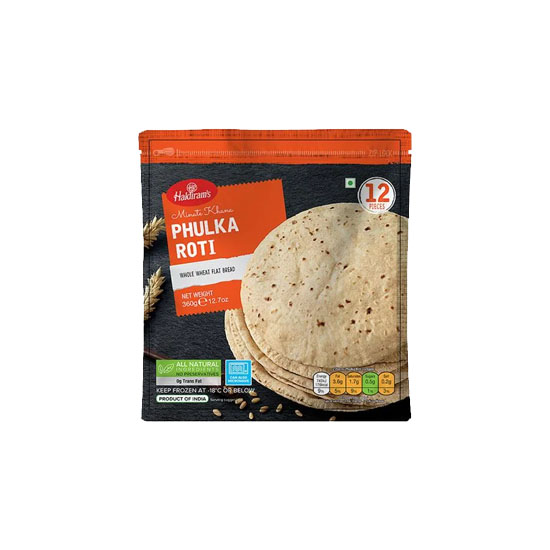 Picture of Haldirams Phulka Roti FRZ - 360g*12