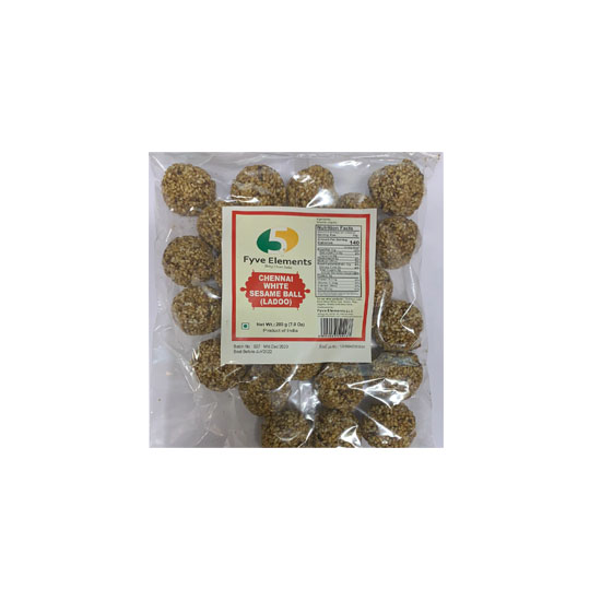 Picture of 5 Fyve Elements Chennai White Sesame Laddoo-200g