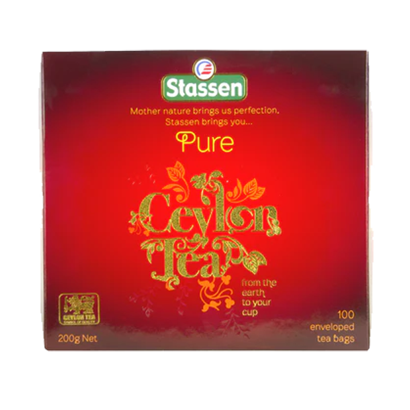 Picture of Stassen Organic Pure Ceylon Tea - 200g*100