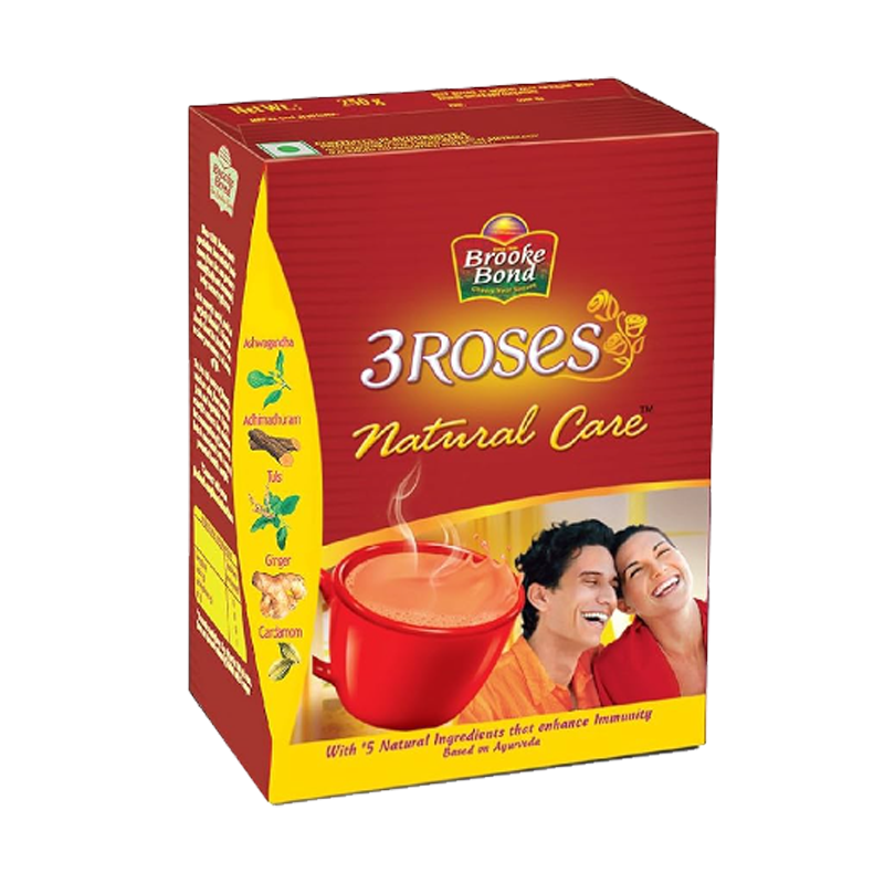 Picture of Brooke Bond 3 Roses Natural Care Tea - 250g