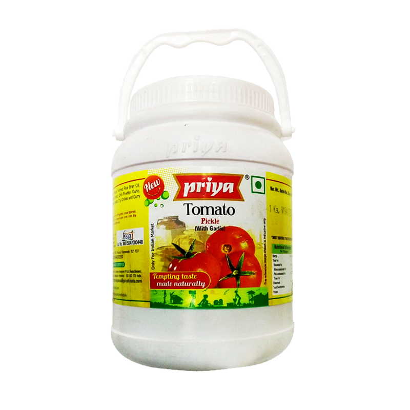 Picture of Priya Tomato W/O Garlic Pickle - 1kg