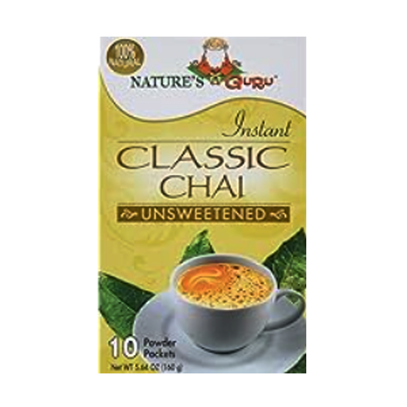 Picture of Natures Guru Instant Chai Sweetened - 160g*10