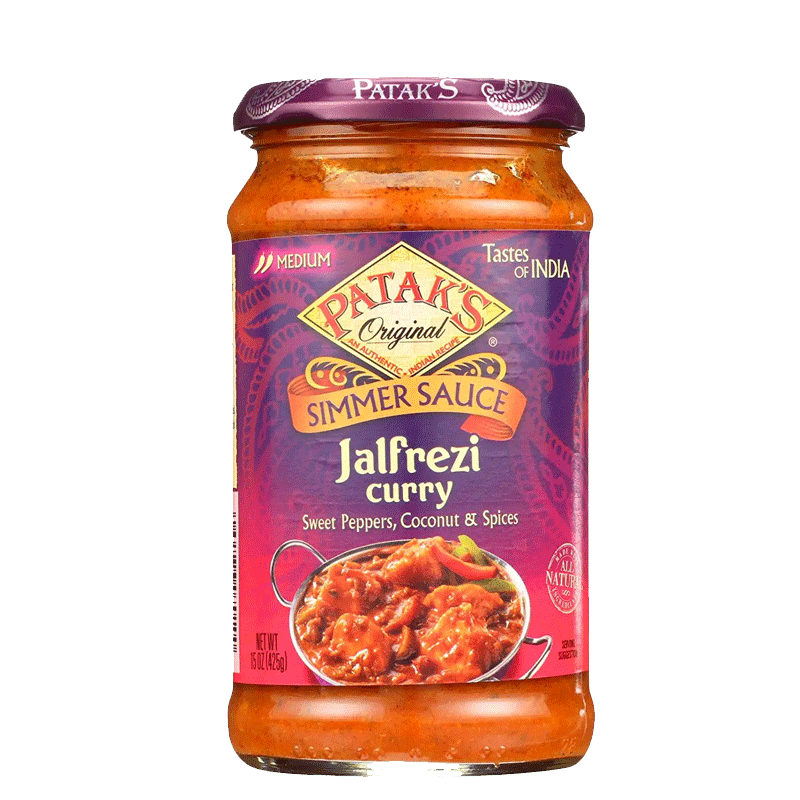 Picture of Pataks Simmer Jalfrezi Curry Sauce - 425g