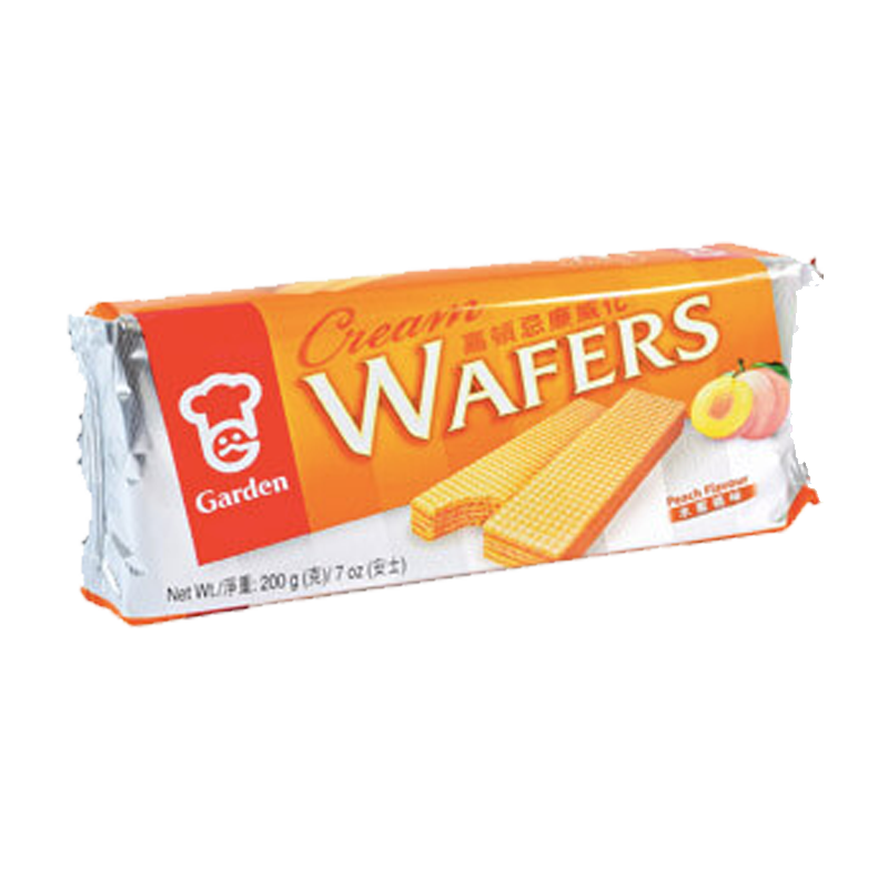 Picture of Garden Cream Wafers Peach - 200g