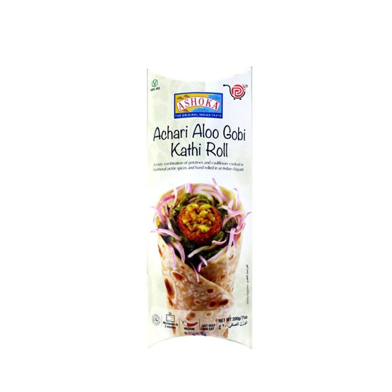 Picture of Ashoka Achari Aloo Gobi Kathi Roll FRZ - 7oz