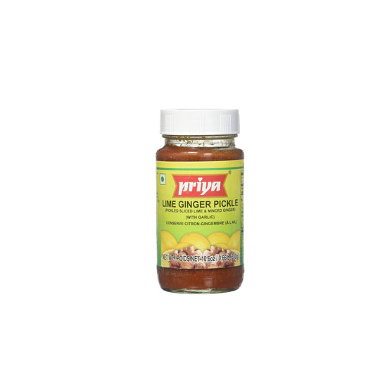 Picture of Priya Lime Ginger W/O Garlic Pickle - 300g