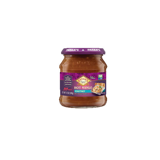 Picture of Pataks Hot Mango Chutney- 12oz