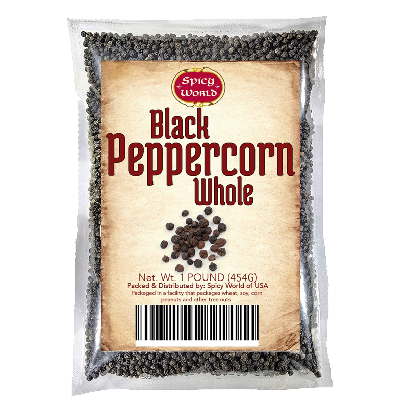 Picture of Spicy World Black pepper whole - 16oz