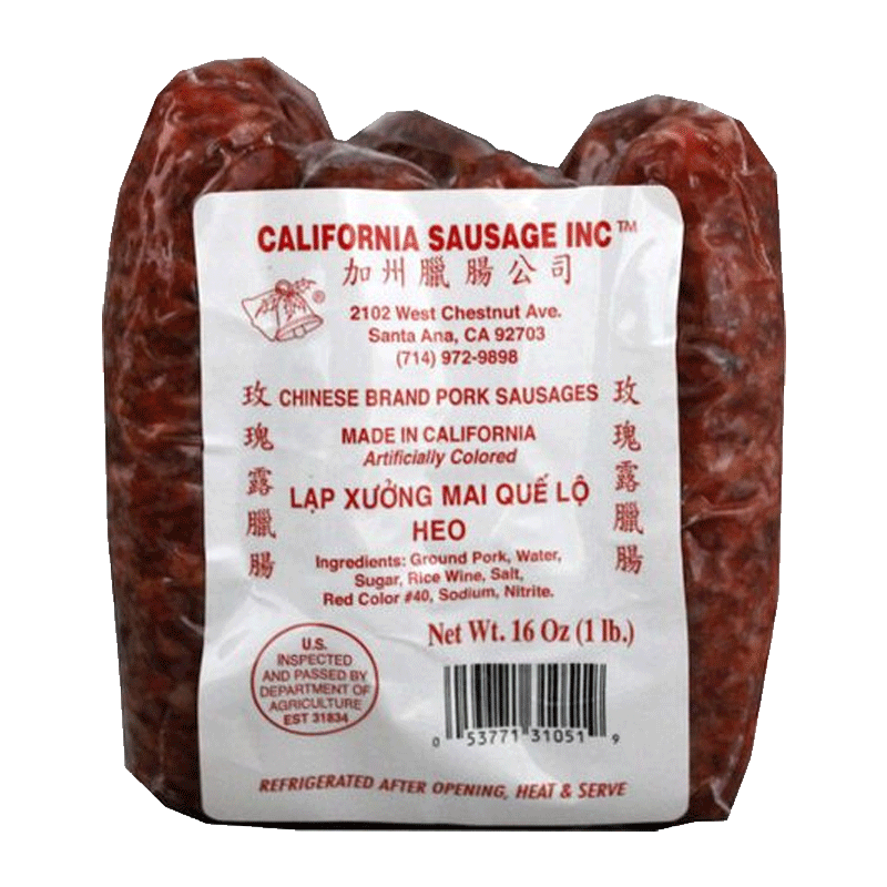 Picture of California Sausage Inc Pork Hot - 1L