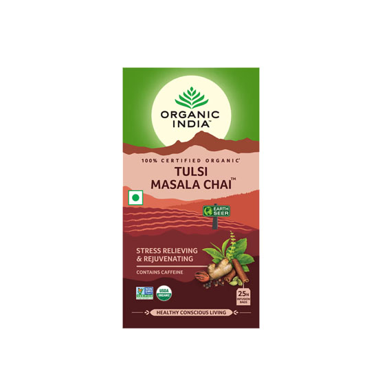 Picture of Organic India Tulsi Tea Masala Chai - 37g*18