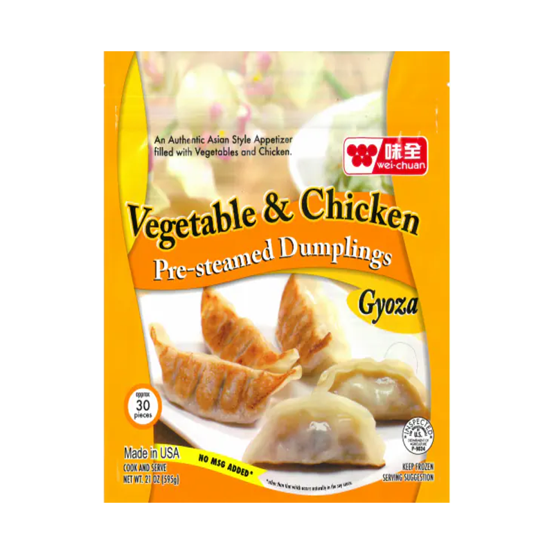 Picture of Wei Chuan Veg & Chicken Gyoza FRZ - 595g