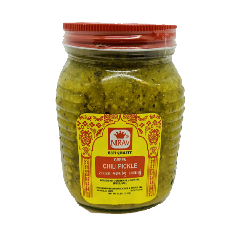 Picture of Nirav Green Chilli Pickle - 32oz