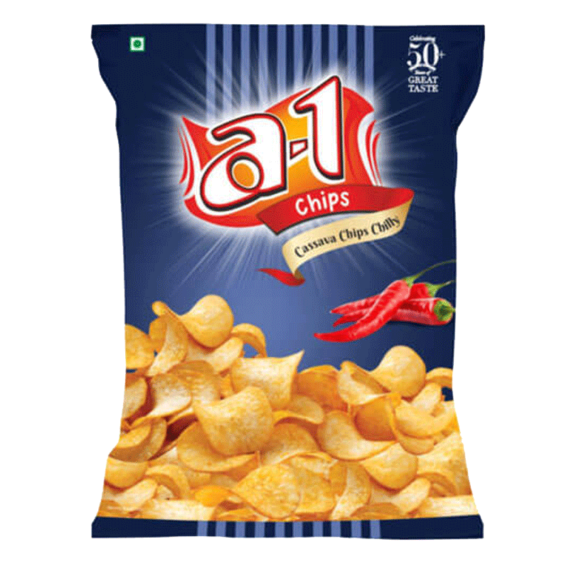 Picture of A1 Chips Tapioca Chilly - 250g