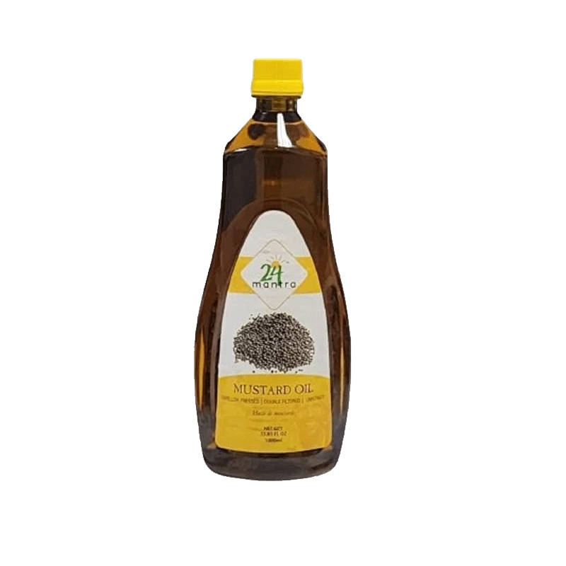 Picture of 24 LM Organic Mustard Oil - 500ml