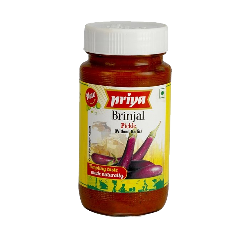 Picture of Priya Brinjal W/O Garlic Pickle - 300g