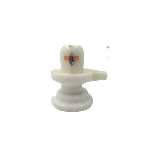 Picture of DS Shivling White Marble 3" St